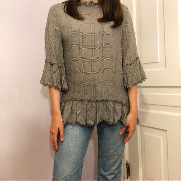Plaid Tunic Top - Picture 2 of 3